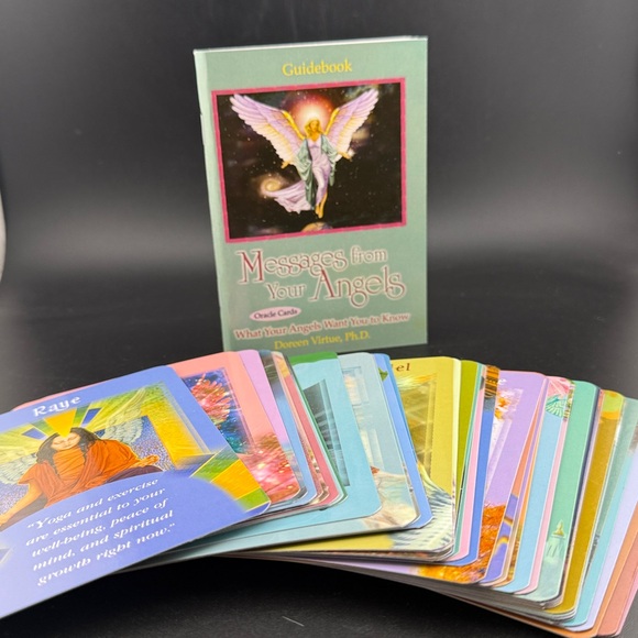 Messages from Your Angels Oracle Cards-Doreen Virtue Ph.D - Picture 3 of 3